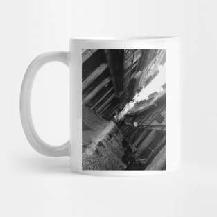 Black and White Porto Street, Porto, Portugal, Photography Mug